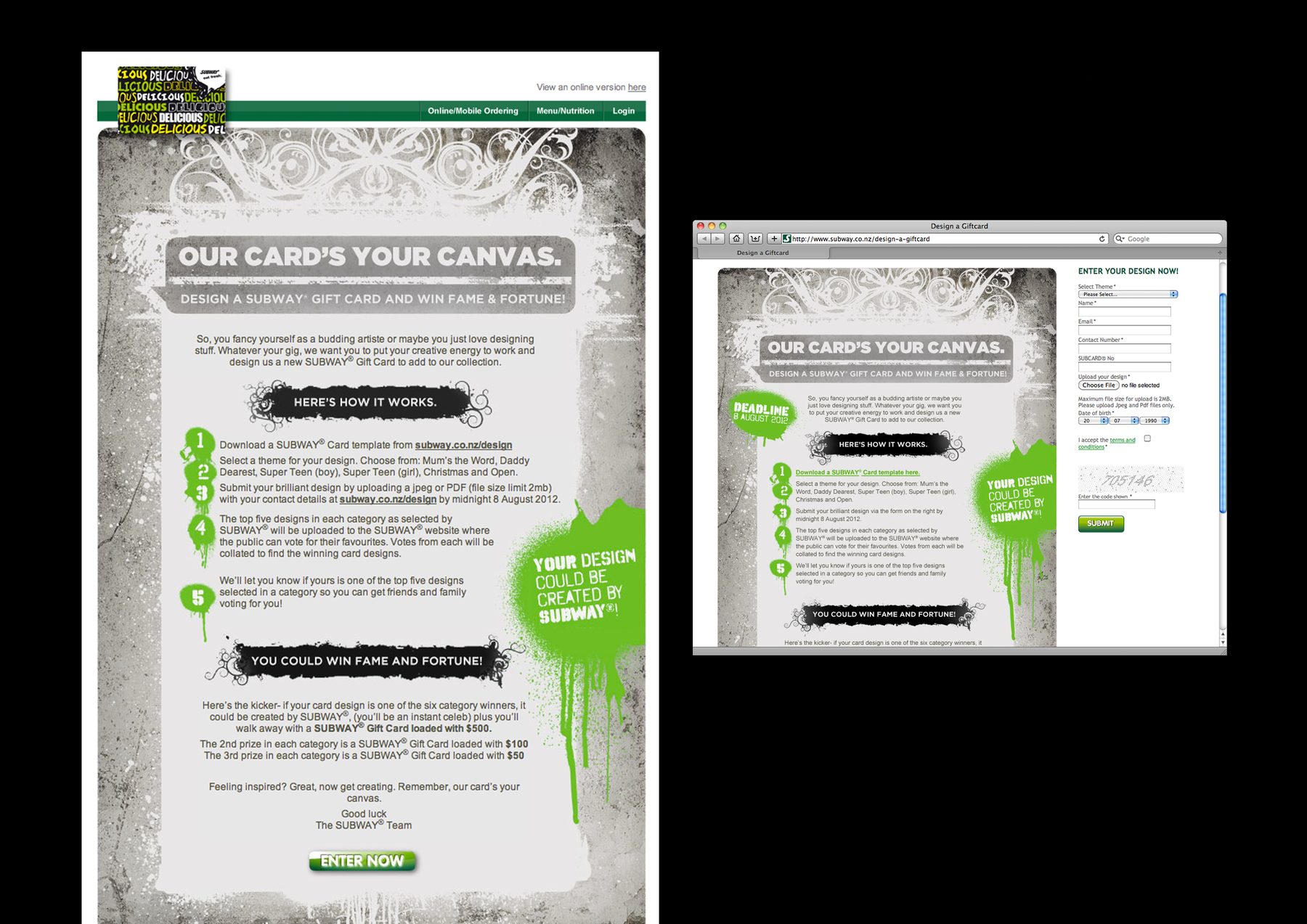Design a Gift Card